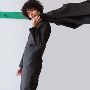 Caron Callahan Fincher Jumpsuit Mulch Twill size Medium